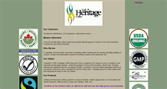 Desktop Screenshot of heritage-coffee.com